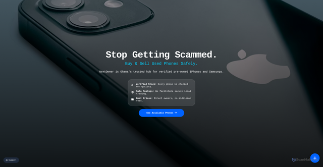 Security scan screenshot of https://nextowner-3a1tm3sqk5.edgeone.app/