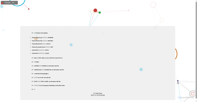 Security scan screenshot of https://hosts-44y1qwpml2.edgeone.app/
