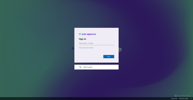 Security scan screenshot of https://ae.autoapprove.com