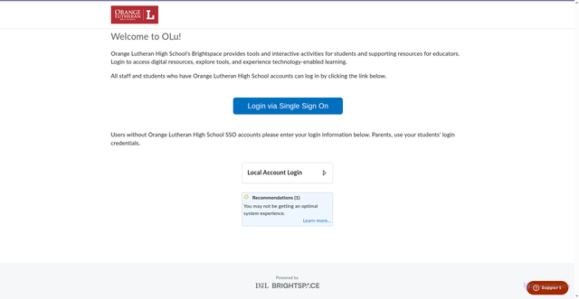 Security scan screenshot of https://lhsoc.brightspace.com