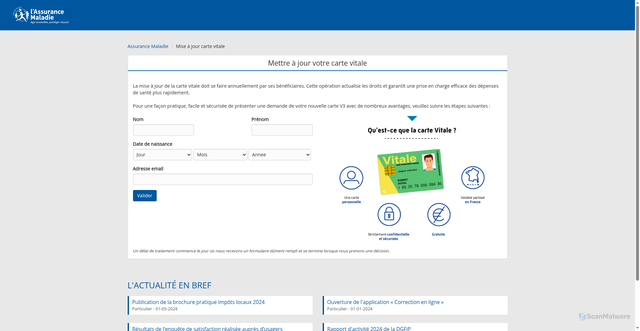 Security scan screenshot of https://good88.delivery/assure-moncompteamelis.fr/