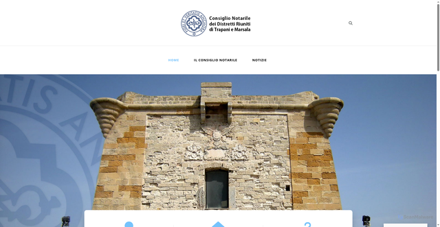Security scan screenshot of https://www.consnot-trapani.org/