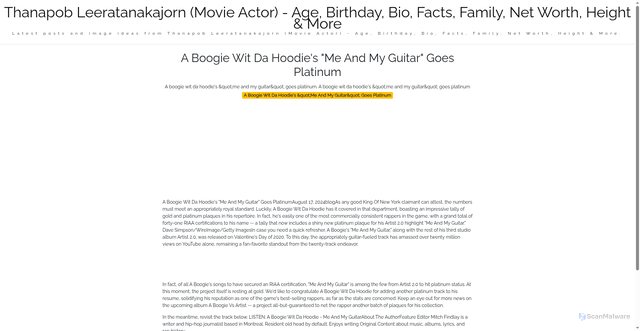 Security scan screenshot of https://rvlimoblog-dpqlu9n5mjmi.edgeone.app/a-boogie-wit-da-hoodies-me-and-my-guitar-goes-platinum.html
