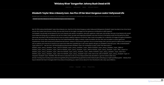 Security scan screenshot of https://ufijqqhugo-tdtlis2afx.edgeone.app/18313-elizabeth-taylor-was-a-beauty-icon-see-pics-of-her-most-gorgeous-looks-hollywood-life.html