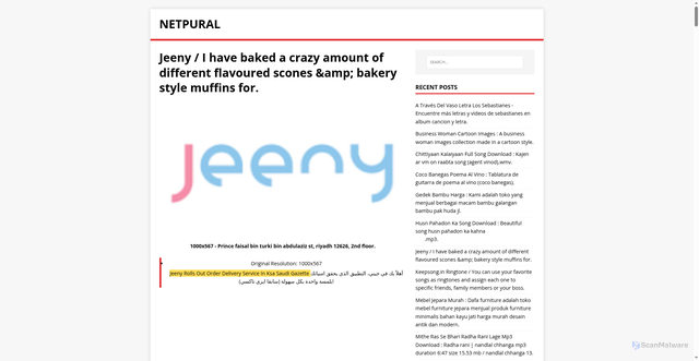 Security scan screenshot of https://gatpuras.pages.dev/post/jeeny/