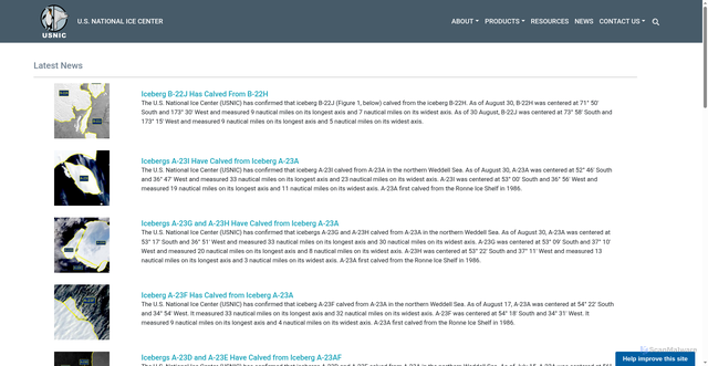 Security scan screenshot of https://usicecenter.gov/