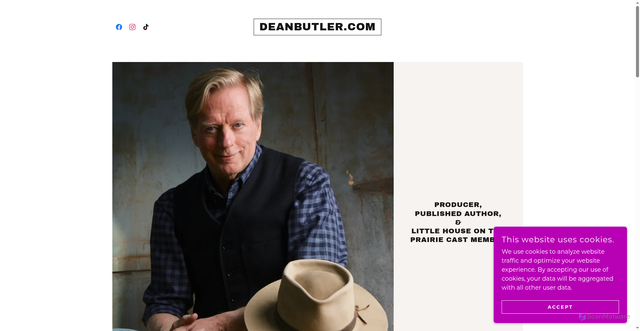 Security scan screenshot of https://deanbutler.com/