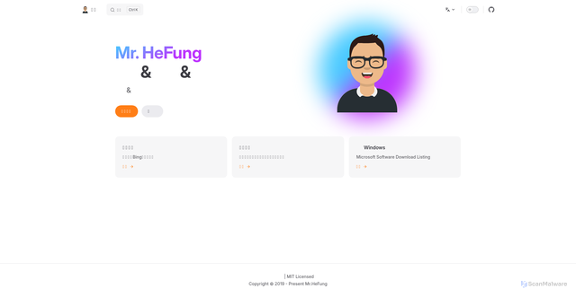Security scan screenshot of https://hefung-8ob78jntmz.edgeone.app/