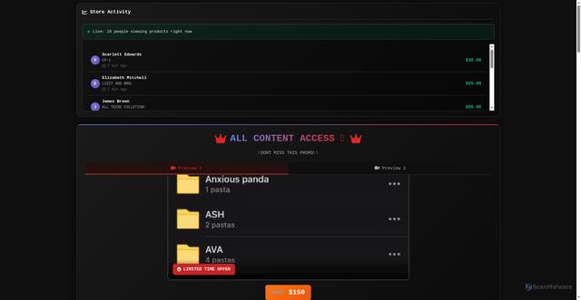 Security scan screenshot of https://foldershere-tsb8dxaw5v.edgeone.app/