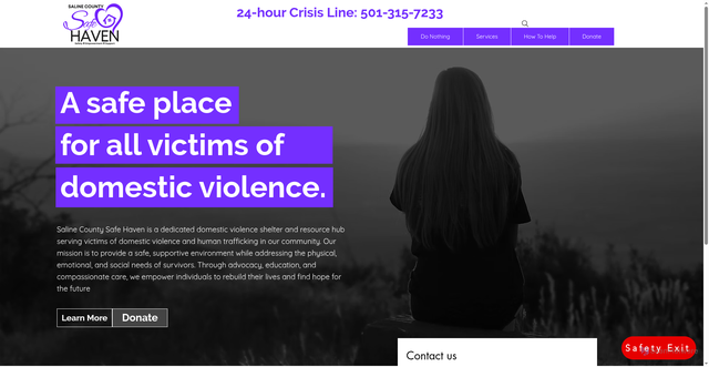 Security scan screenshot of https://www.scsafehaven.org/