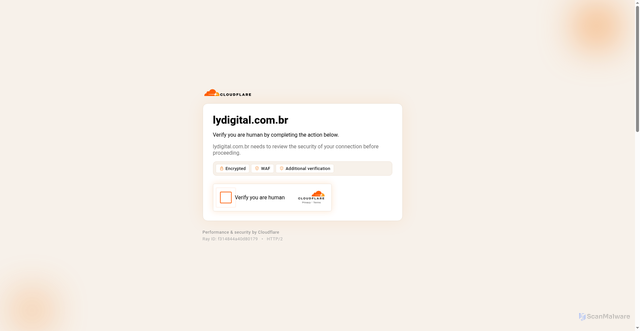 Security scan screenshot of https://lydigital.com.br/