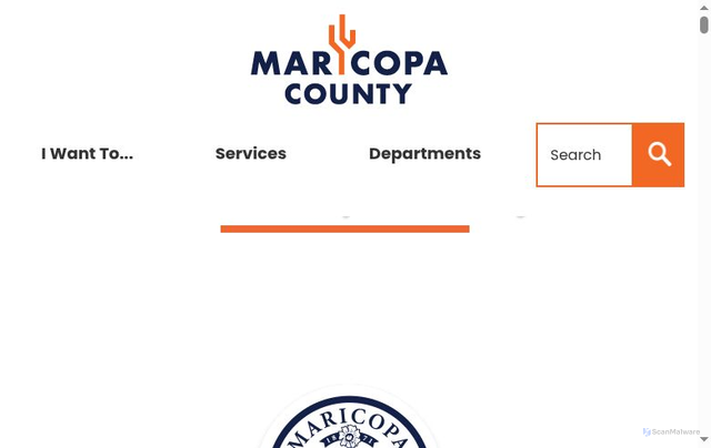 Security scan screenshot of https://maricopa.gov/