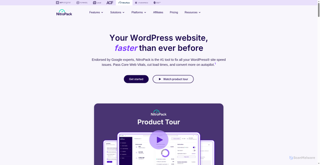 Security scan screenshot of https://cdn-iledmpi.nitrocdn.com