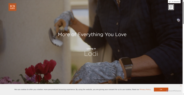 Security scan screenshot of https://www.fcbhomes.com/