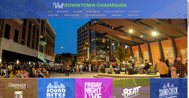 Security scan screenshot of https://www.visitdowntownchampaign.com/