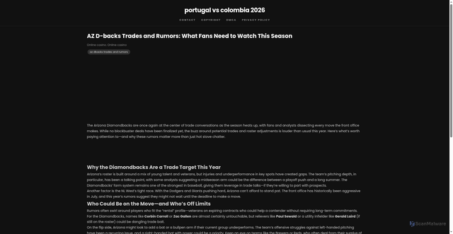 Security scan screenshot of https://askocblog-dptdxwy2odnr.edgeone.app/az-dbacks-trades-and-rumors.html