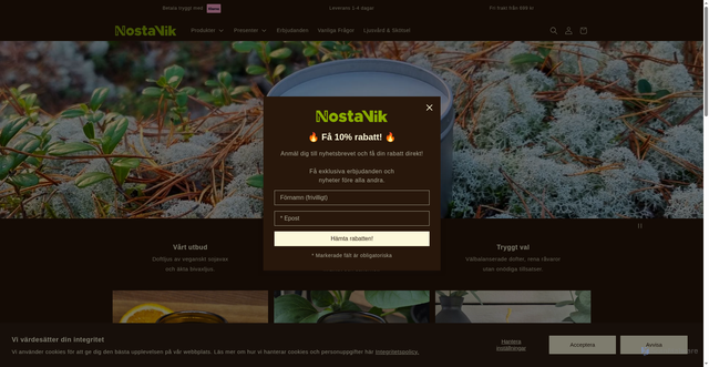 Security scan screenshot of https://nostavik.se