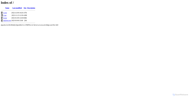 Security scan screenshot of https://www.sirt.linkpc.net