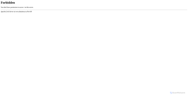 Security scan screenshot of https://www.sbusiness.ru