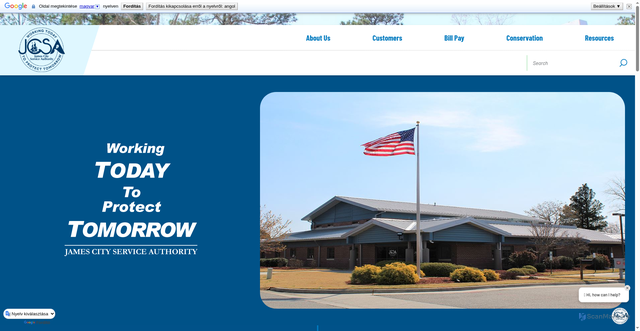Security scan screenshot of https://www.jcsava.gov