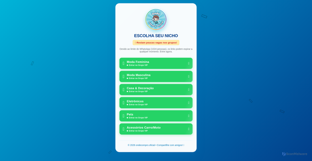 Security scan screenshot of https://ondecompro-oficial-xnc3ijmjof.edgeone.app/