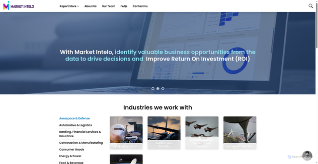 Security scan screenshot of https://marketintelo.com