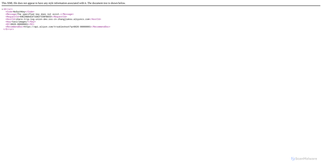 Security scan screenshot of https://sharetrip-resource.amap.com