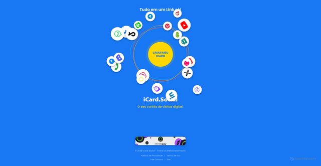 Security scan screenshot of https://icardsocial-dp54nchnaf5m.edgeone.app/
