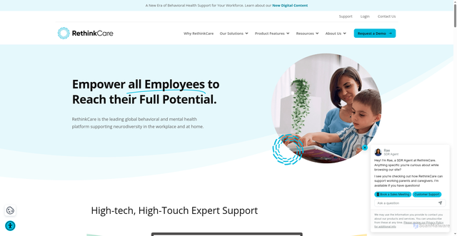 Security scan screenshot of https://rethinkcare.com