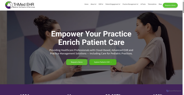 Security scan screenshot of https://trimedtech.com