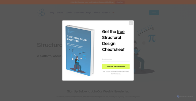 Security scan screenshot of https://www.structuralbasics.com