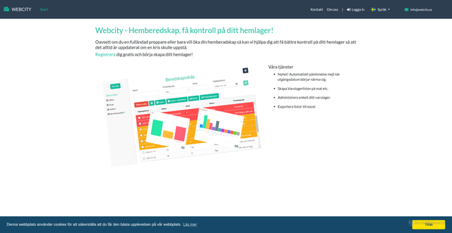 Security scan screenshot of https://webcity.se