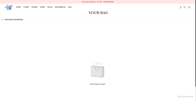 Security scan screenshot of https://snmb.shop/bag