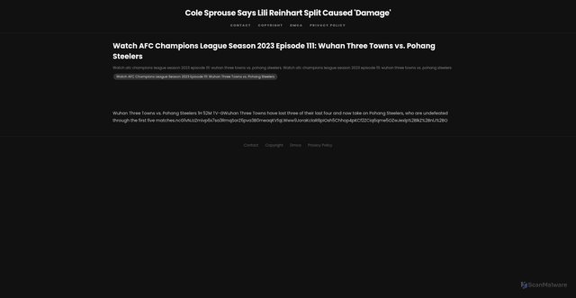 Security scan screenshot of https://donotdisturbtvhugo-7h5hb3r2jc.edgeone.app/23186-watch-afc-champions-league-season-2023-episode-111-wuhan-three-towns-vs-pohang-steelers.html