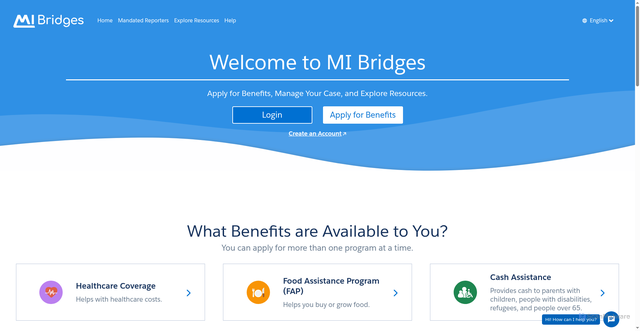 Security scan screenshot of https://newmibridges.michigan.gov