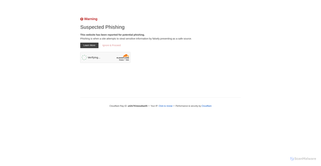 Security scan screenshot of https://diiasnifnixzxcad.gpmwryee.workers.dev/