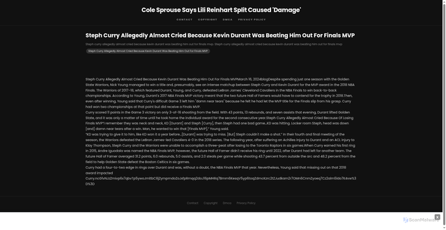Security scan screenshot of https://donotdisturbtvhugo-7h5hb3r2jc.edgeone.app/1901-steph-curry-allegedly-almost-cried-because-kevin-durant-was-beating-him-out-for-finals-mvp.html