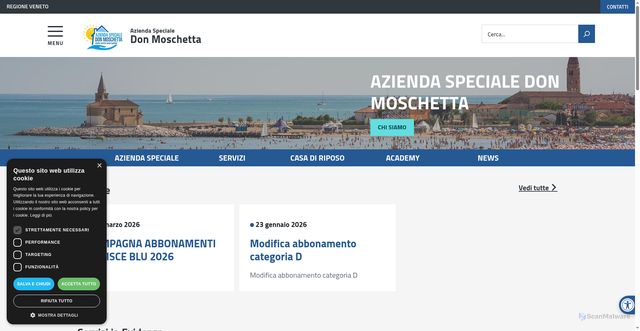 Security scan screenshot of https://www.donmoschetta.it