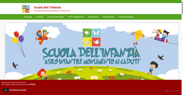 Security scan screenshot of https://www.asilomonumentoaicaduti.it/hh/index.php?jvs=0&acc=1