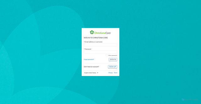 Security scan screenshot of https://patientportal.mychristianacare.health