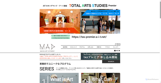 Security scan screenshot of https://mad.a-i-t.net
