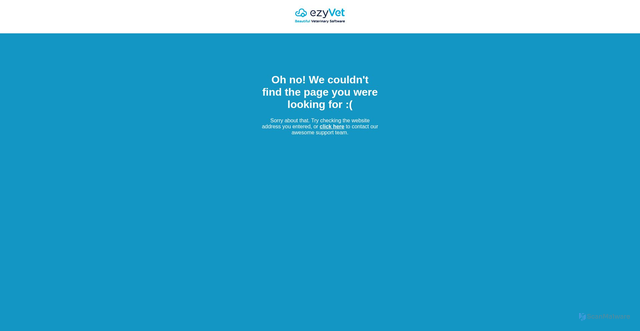 Security scan screenshot of https://bff.use1.ezyvet.com