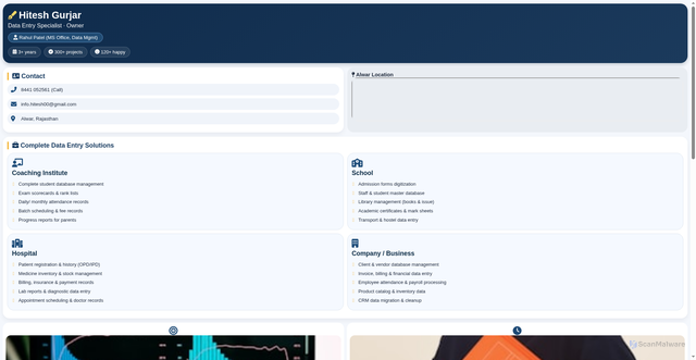 Security scan screenshot of https://dataentry02-zmuw15gygu.edgeone.app/