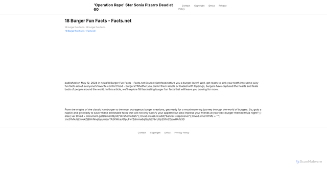 Security scan screenshot of https://zonainspiratifstories-dph4djh8zu08.edgeone.app/18-burger-fun-facts-factsnet.html