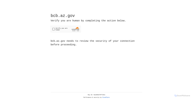 Security scan screenshot of https://bcb.az.gov/