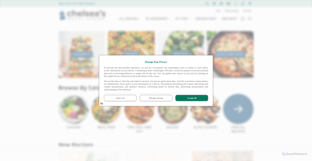 Security scan screenshot of https://www.chelseasmessyapron.com
