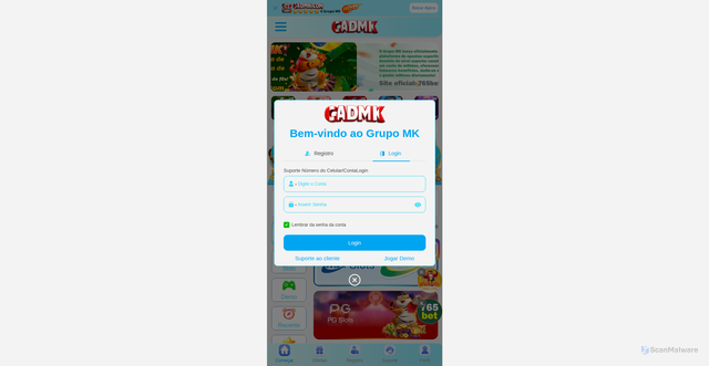 Security scan screenshot of http://cad-mk.vip/