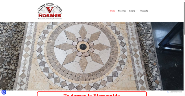 Security scan screenshot of https://canterasmarmolygranito.com/