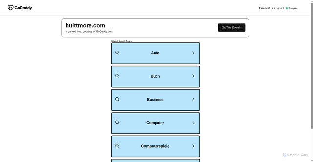 Security scan screenshot of https://huittmore.com