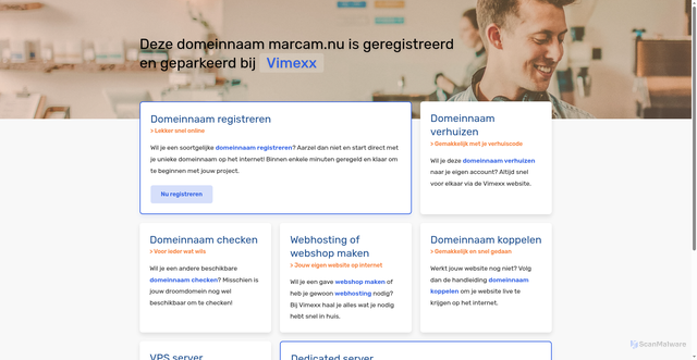 Security scan screenshot of https://marcam.nu